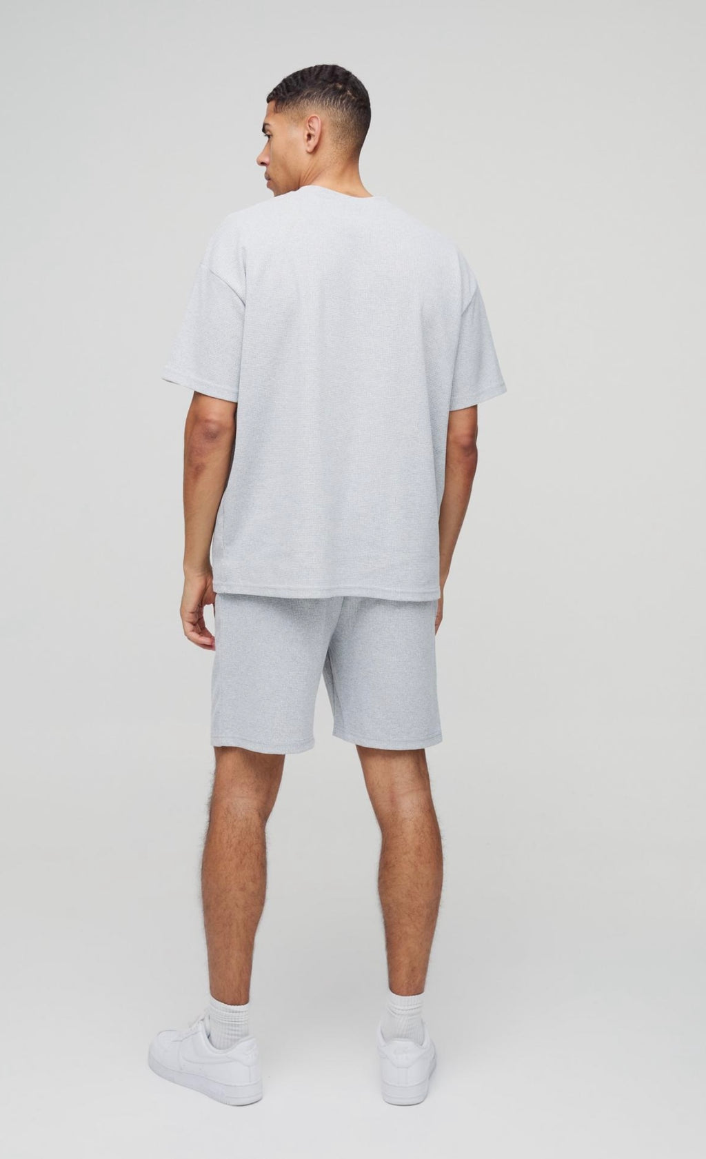 Grey Waffle Shorts