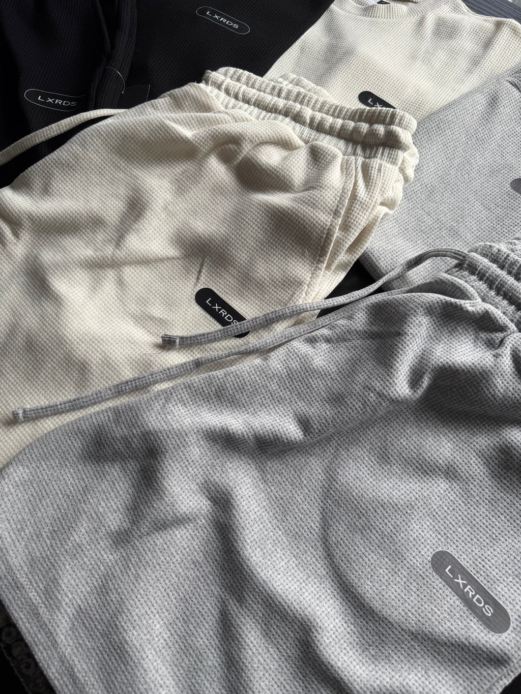 Grey Waffle Shorts