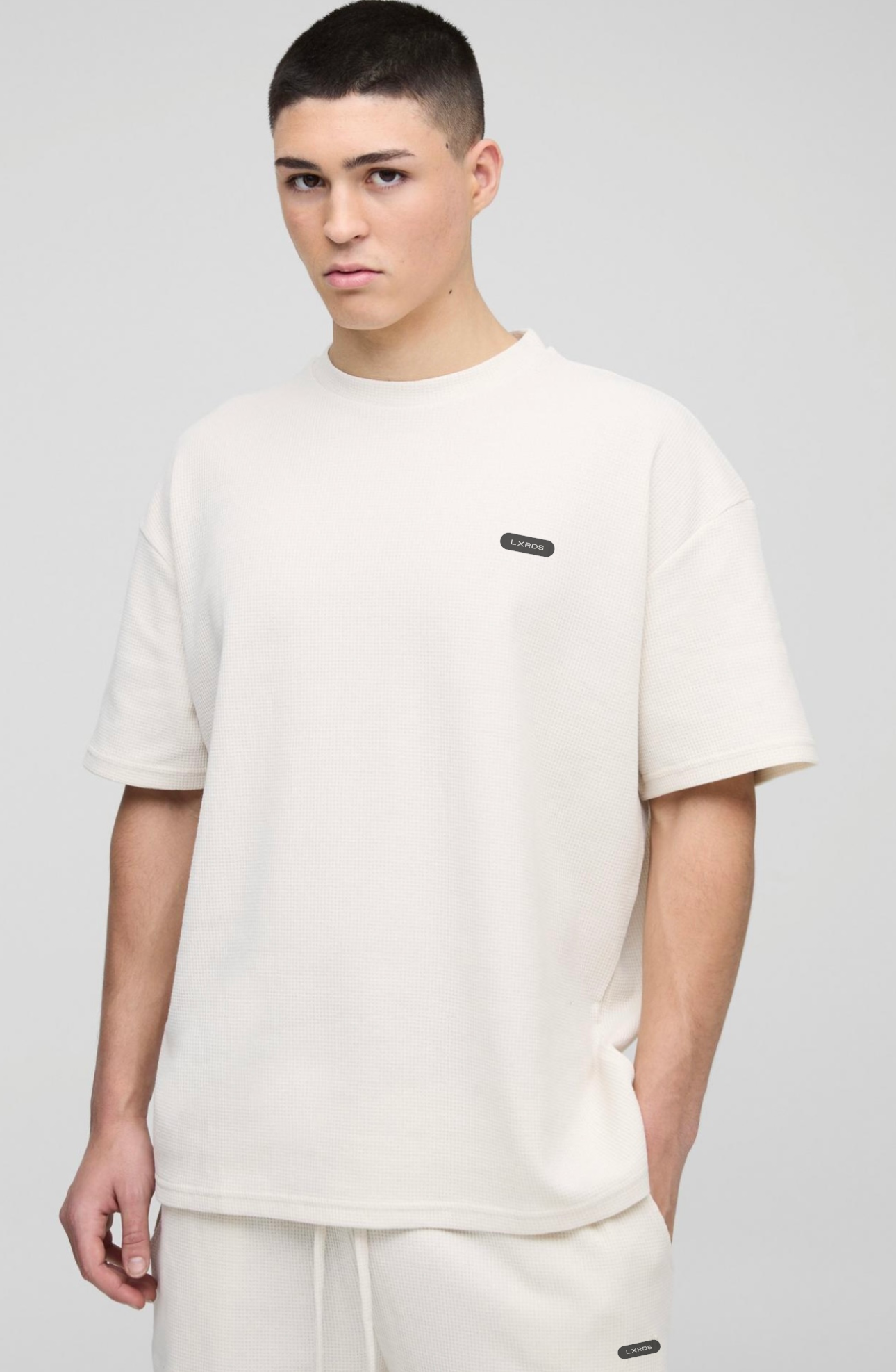 Cream Waffle T-Shirt